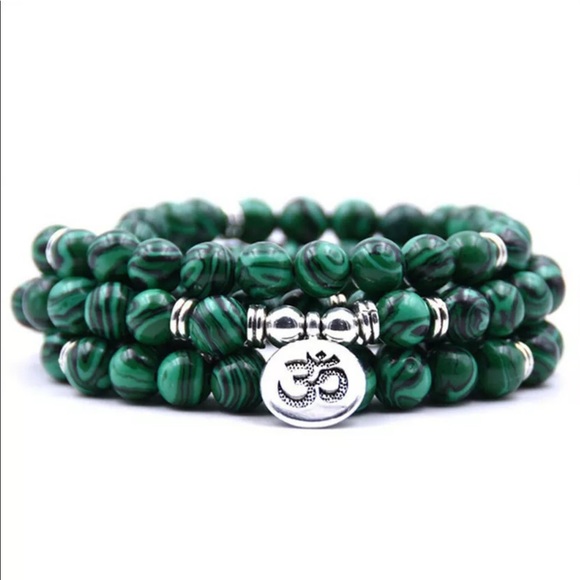 Malachite or Sodalite gemstone Malas - Picture 4 of 5